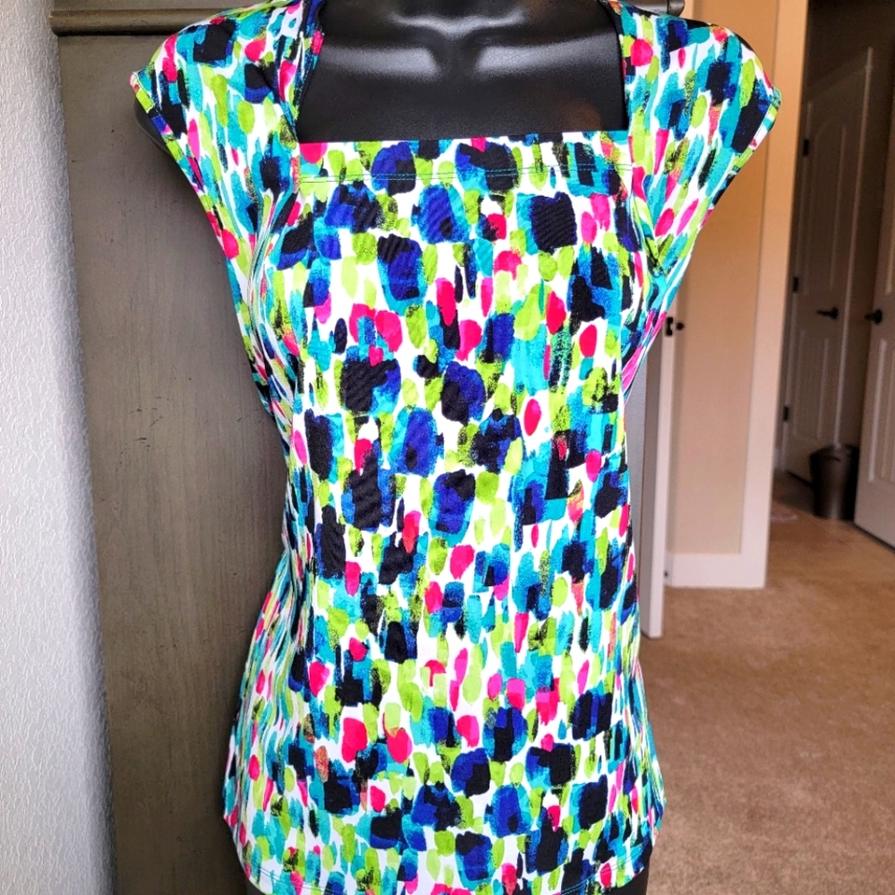 Kasper Cap sleeve career top